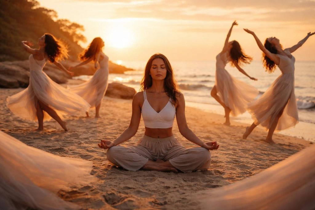 découvrez comment la méditation et la danse s'entrelacent pour offrir un bien-être profond, alliant mouvement et pleine conscience dans une harmonie naturelle.
